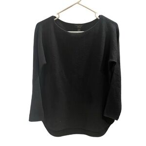 100% Cashmere Charter Club Luxury Black Sweater